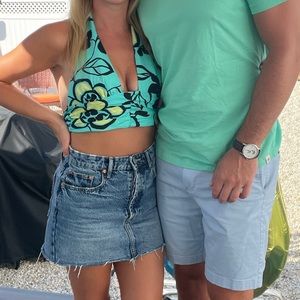 Zara Floral Crop Top